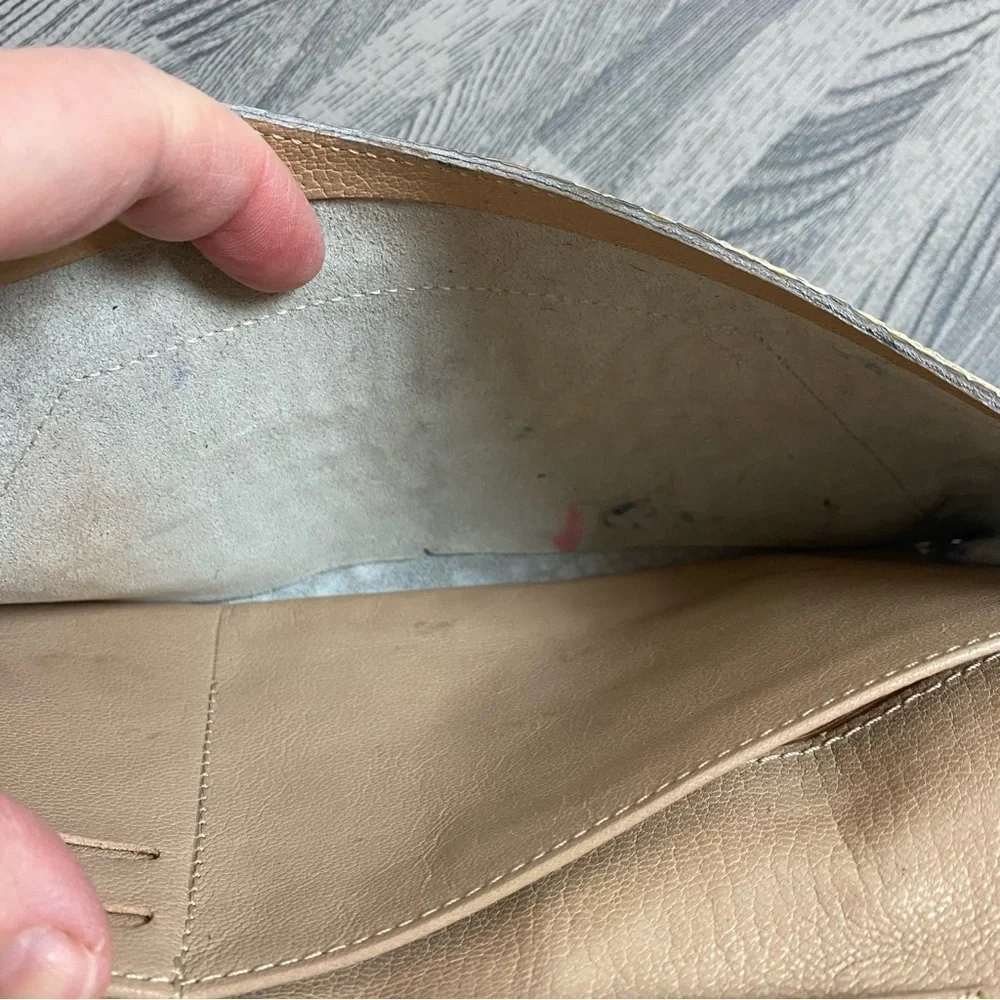 Abas Snakeskin Envelope Clutch/Wallet